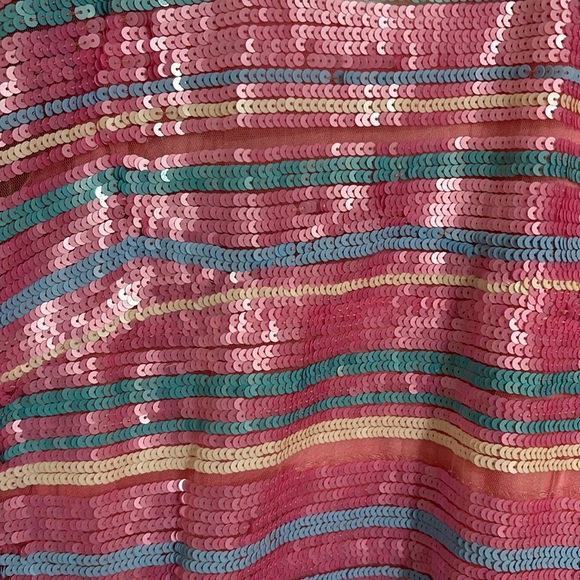 Loveshackfancy Sequin Square Neck Dress - Picture 4 of 7